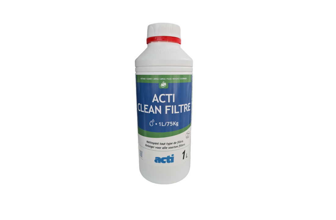 Acti Zwembad Filter Reiniger-Ontkalker 1L