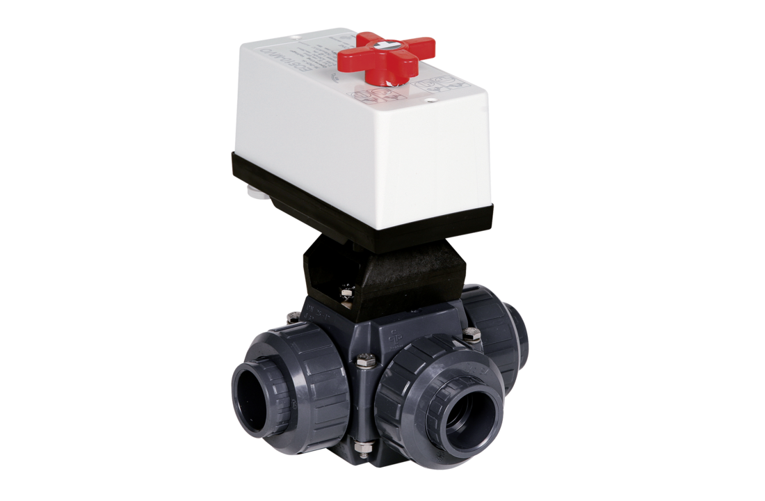 Praher Elektrische Driewegkraan 50 mm 230 V