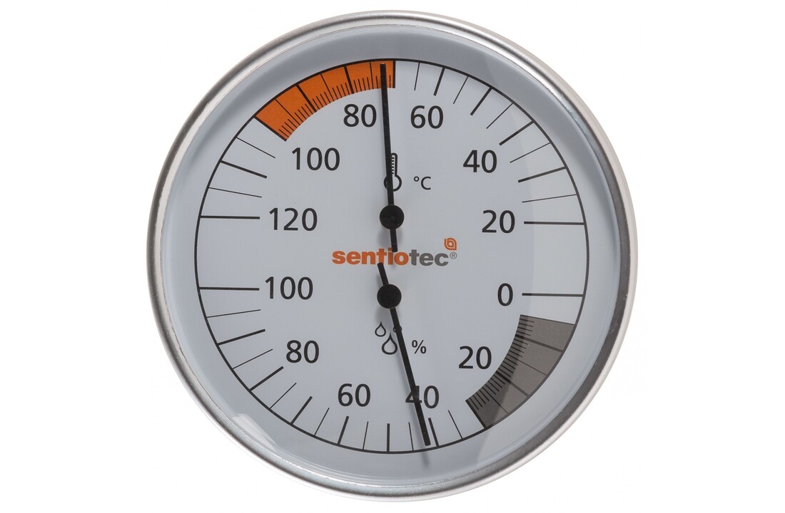 Sentiotec sauna thermometer en hygrometer