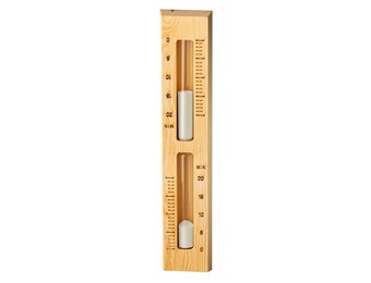 Sauna Zandloper wandmodel in Pine met witte vulling