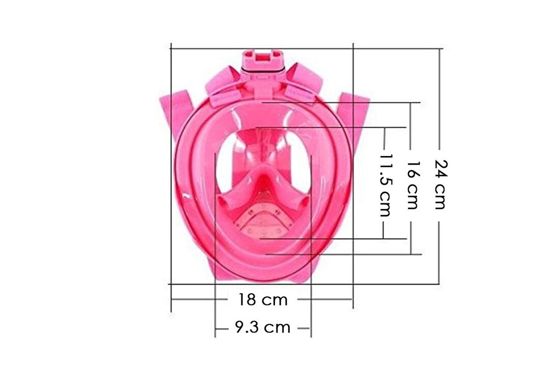 Snorkelmasker Atlantis 2.0 Full Face Mask kinderen - blauw