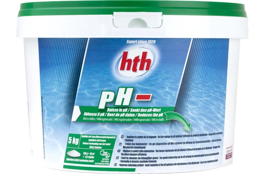 HTH PH Minus Granulaat micro parels 5 kg