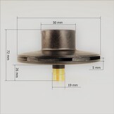Hayward zwembadpomp impeller voor 0.75 pk/ SPX1608CEX