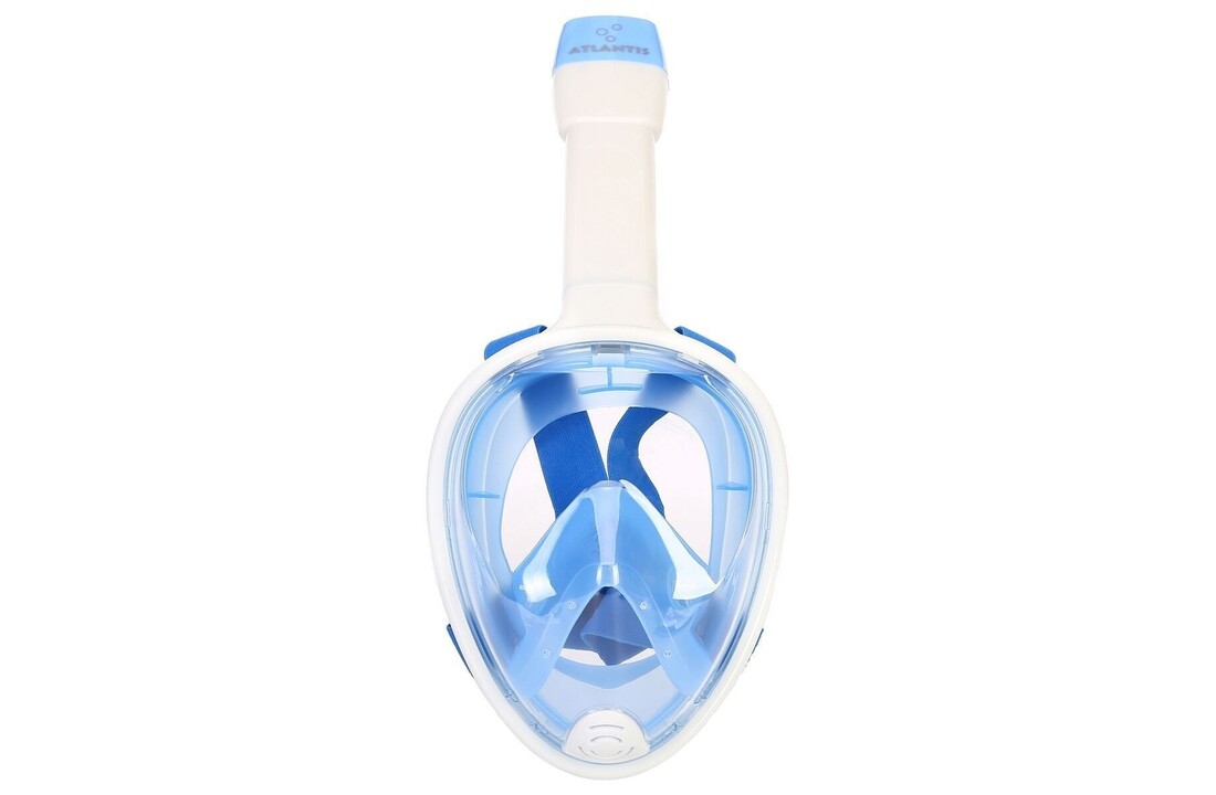 Snorkelmasker Atlantis Full Face Mask wit blauw