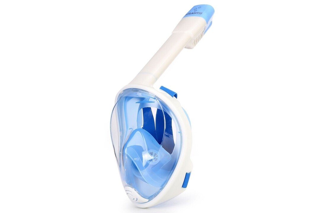 Snorkelmasker Atlantis Full Face Mask wit blauw