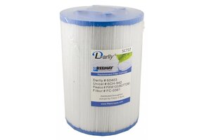 Spa Filter Darlly SC737 (6CH-942) 21 cm x 15.2 cm onderkant