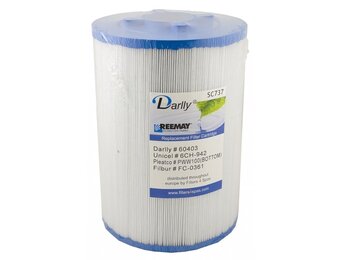 Spa Filter Darlly SC737 (6CH-942) 21 cm x 15.2 cm onderkant