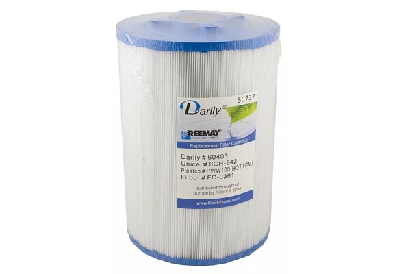 Spa Filter Darlly SC737 (6CH-942) 21 cm x 15.2 cm onderkant