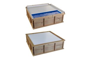 Houten kinderzwembad Pistoche 2 x 2 x 0.64 meter