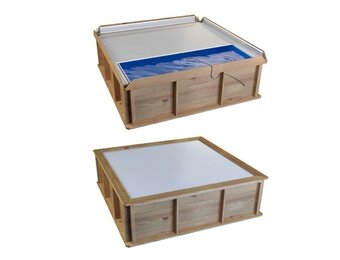 Houten kinderzwembad Pistoche 2 x 2 x 0.64 meter