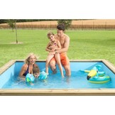 Houten kinderzwembad Pistoche 2 x 2 x 0.64 meter