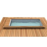 Houten Urban Stadszwembad 6.50 x 3.50 x 1.33 Met Automatisch Rolluik