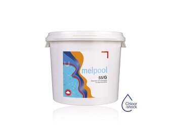 Melpool Chloorgranulaat 63 / 55 chloorshock 5 kg