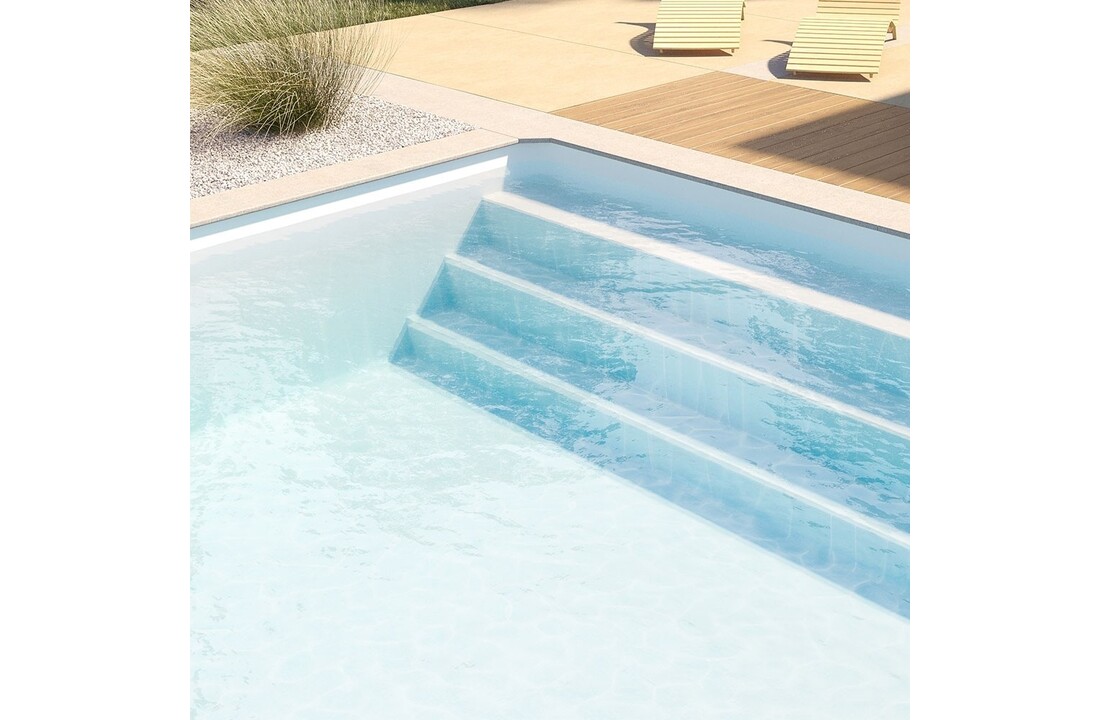 Aqua Zwembad liner 75/100ste kleur wit