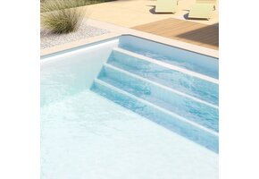 Aqua Zwembad liner 75/100ste kleur wit
