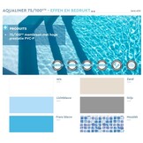 Aqua Zwembad liner 75/100ste kleur wit