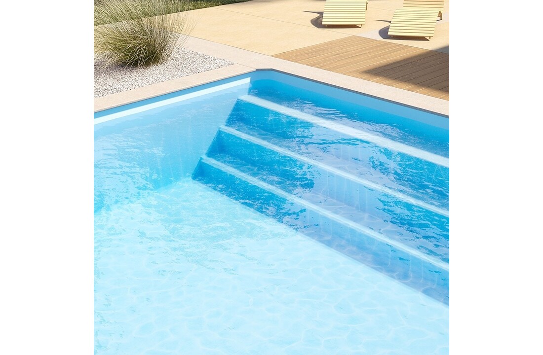 Aqua linerZwembad liner 75/100ste kleur lichtblauw