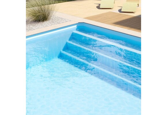 Aqua linerZwembad liner 75/100ste kleur lichtblauw