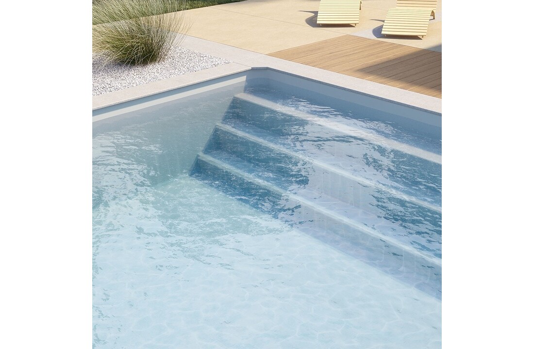 Aqua liner Zwembad liner 75/100ste kleur Licht Grijs