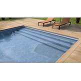 Zwembad Superliner  V2F 85/100ste blauw grijs