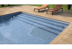 Zwembad Superliner  V2F 85/100ste blauw grijs