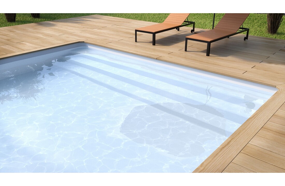 Zwembad Superliner  V2F 85/100ste kleur wit