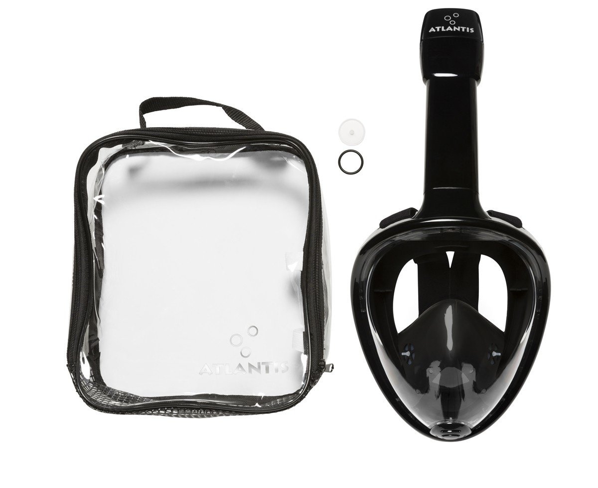 Snorkelmasker Atlantis Full Face Mask Black