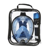 Snorkelmasker Atlantis Full Face Mask Zwart/Blauw