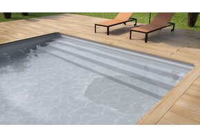 Zwembad Superliner  V2F 85/100ste kleur Licht grijs