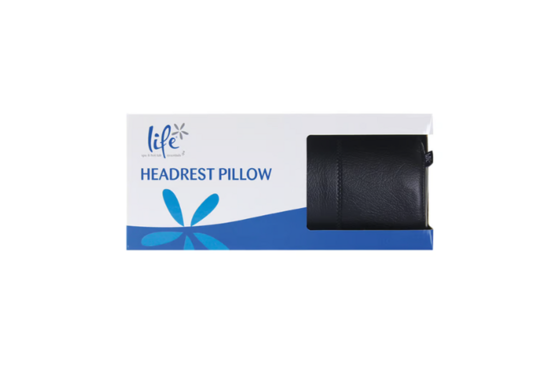 Life spa hoofdsteun kussen - Zwart of Grijs