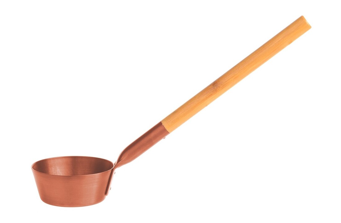 Rento Sauna Opgietlepel Aluminium Koperbruin