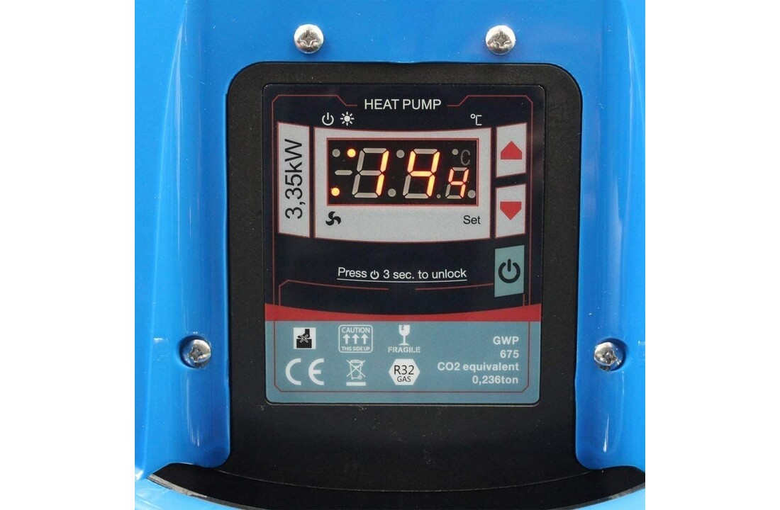 Hot Splash zwembad Warmtepomp 3,35 kW tot 12m3