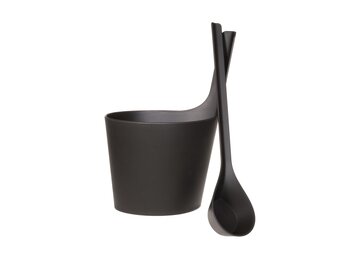 Rento Pisara Sauna Emmer Set zwart
