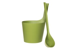 Rento Pisara Sauna Emmer Set groen