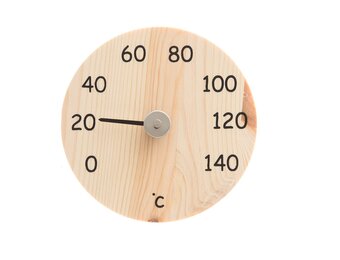 Saunaland Sauna Thermometer rond 14 cm