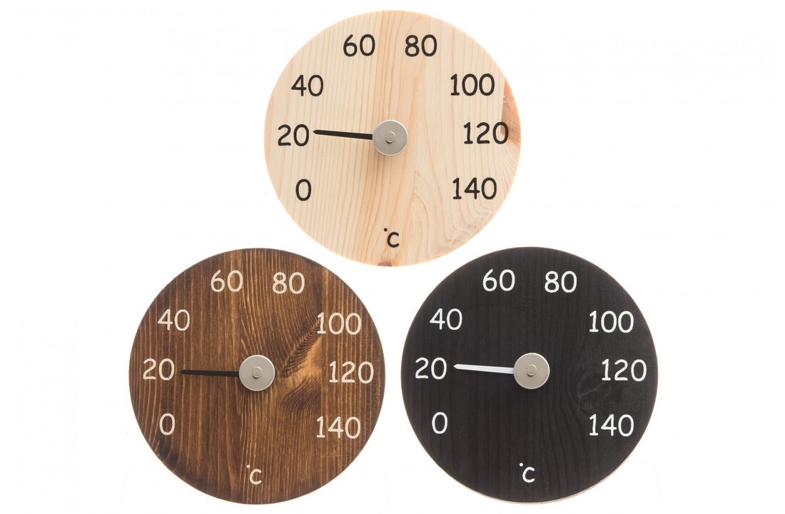 Saunaland sauna thermometer rond 14 cm
