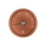 Rento Sauna Thermometer Aluminium rond koperbruin