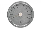 Rento Sauna Thermometer Aluminium rond grijsblauw