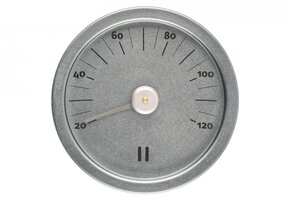 Rento Sauna Thermometer Aluminium rond grijsblauw