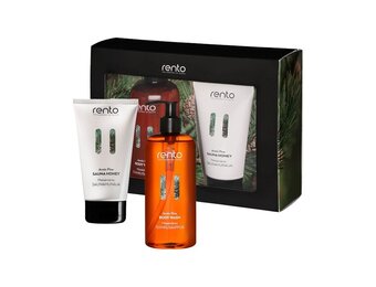 Rento Cadeauset (douchegel en saunahoning) Dennen