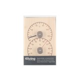 Saunaland Sauna Thermometer & Hygrometer Grenen