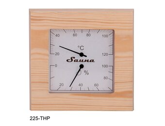 Combi Thermo Hygrometer gedeeld Pine