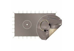 Zwembad winterzeil PVC 550gr/m2 Skin Cold C-vormen