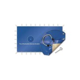Zwembad winterzeil PVC 550gr/m2 Skin Cold C-vormen