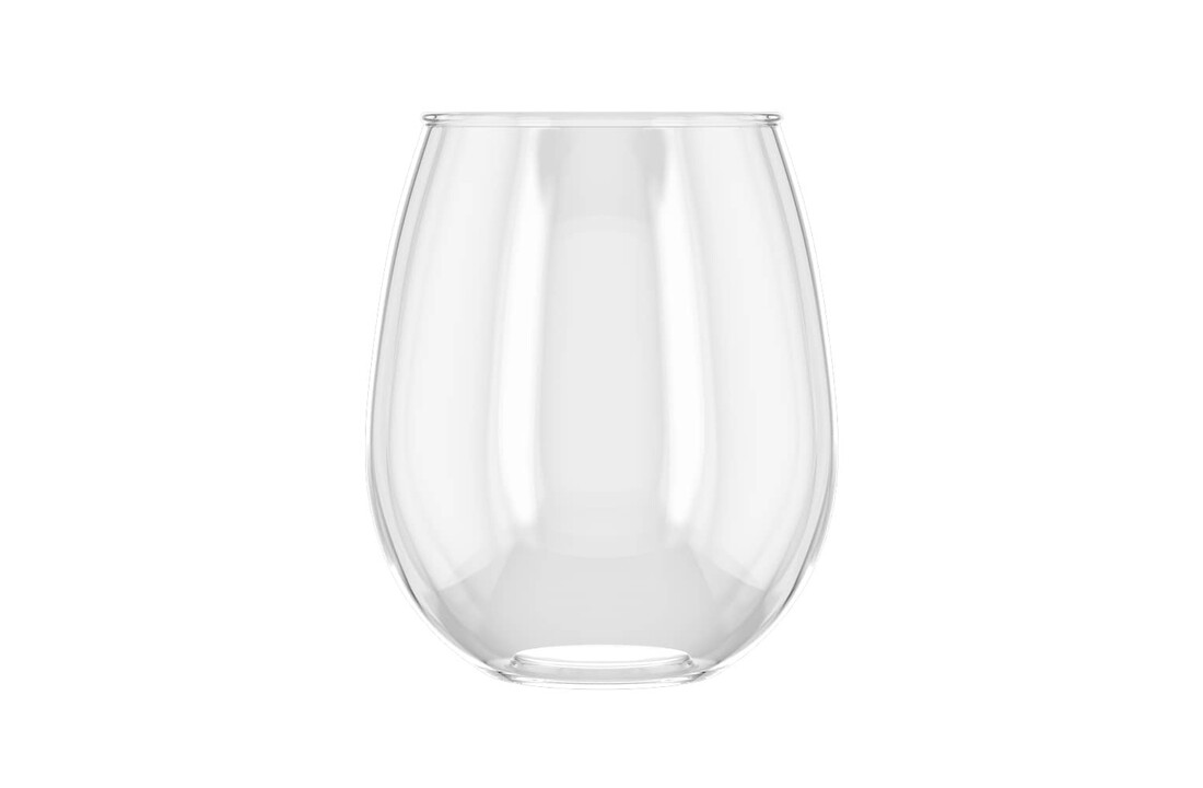 HappyGlass Tik Tucker Waterglas - Set van 4 Kunststof Glazen 400ml