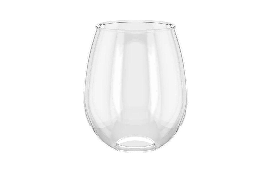 HappyGlass Tik Tucker Waterglas - Set van 4 Kunststof Glazen 400ml