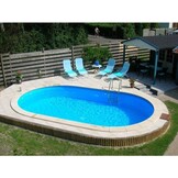 Unipool Liner - ovaal - 1,2 m hoogte
