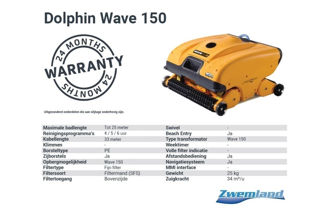 Dolphin Wave 150 Zwembadrobot