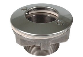 Allfit Stofzuigfitting voor tegel-/betonbaden Brons/RVS
