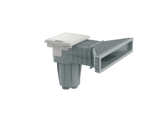 Hayward skimmer X-pro 600 liner - Grijs